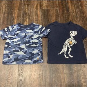 Baby GAP Dinosaur Shirts. Toddler shirts size 3T.